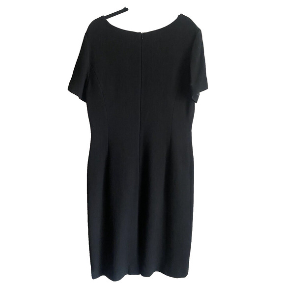 Albert Nipon Womens Size 16 NEW Little Black Dress Classic Casual Office Work - Picture 14 of 15